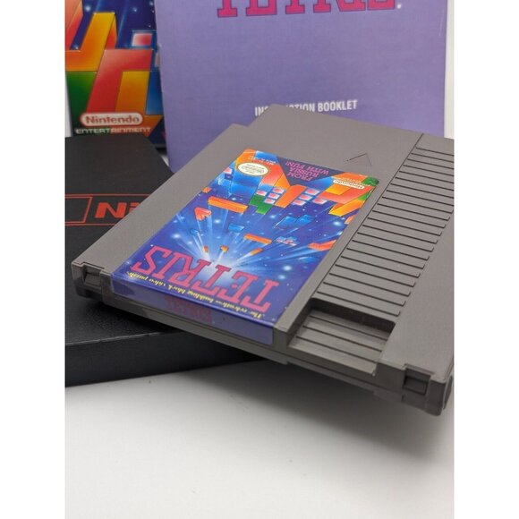 Tetris (Nintendo NES, 1985) CIB w/ Box, Cart, Sleeve, Manual ~ Tested & Works - Picture 11 of 12